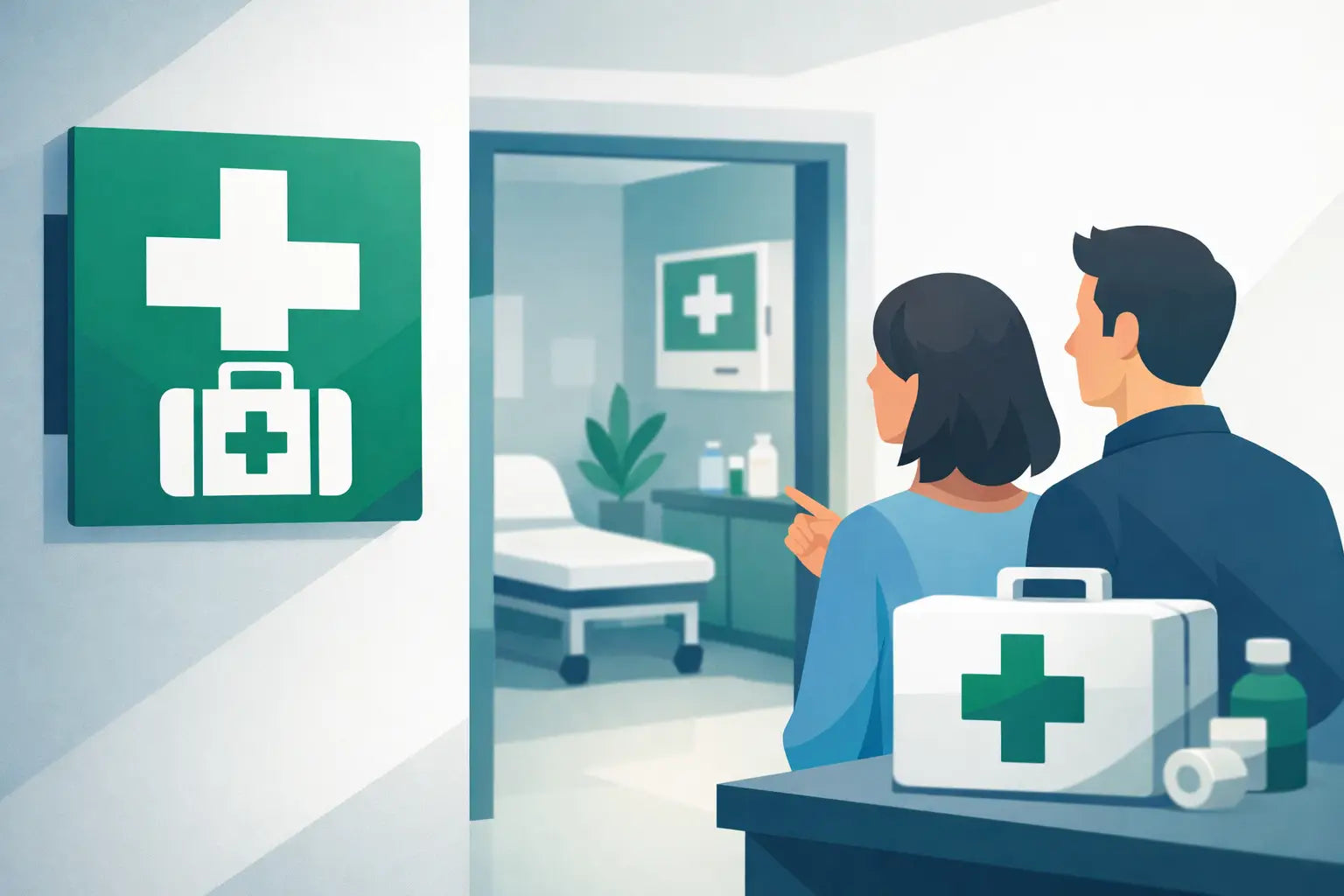 First Aid Room Signs That Get Noticed