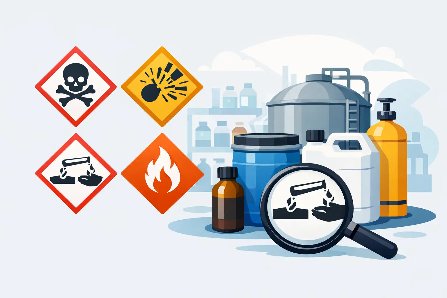 Chemical Storage Warning Labels Explained
