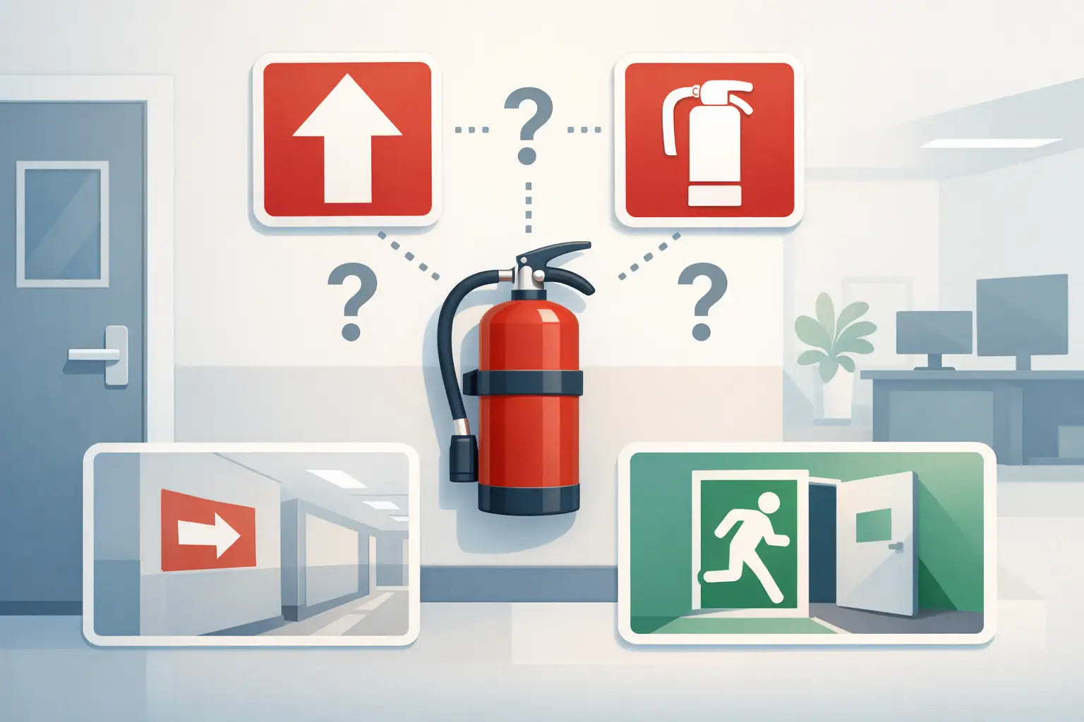 Where Should Extinguisher ID Signs Go?