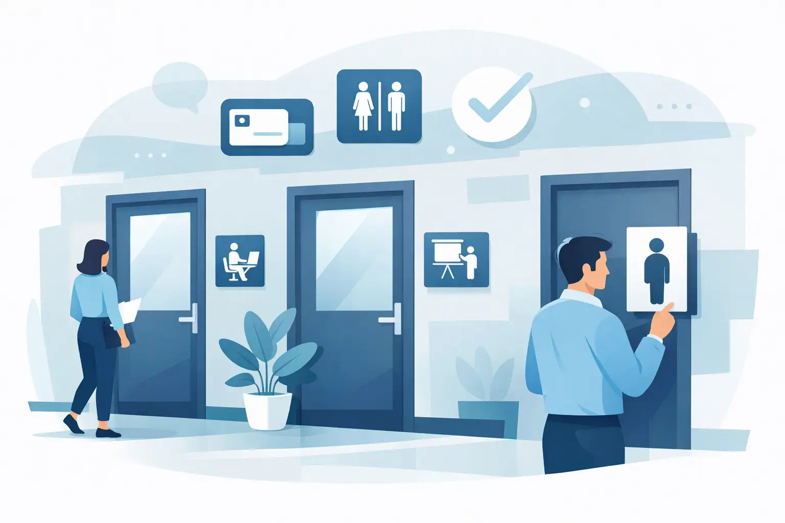 Workplace Door Identification Signs That Work