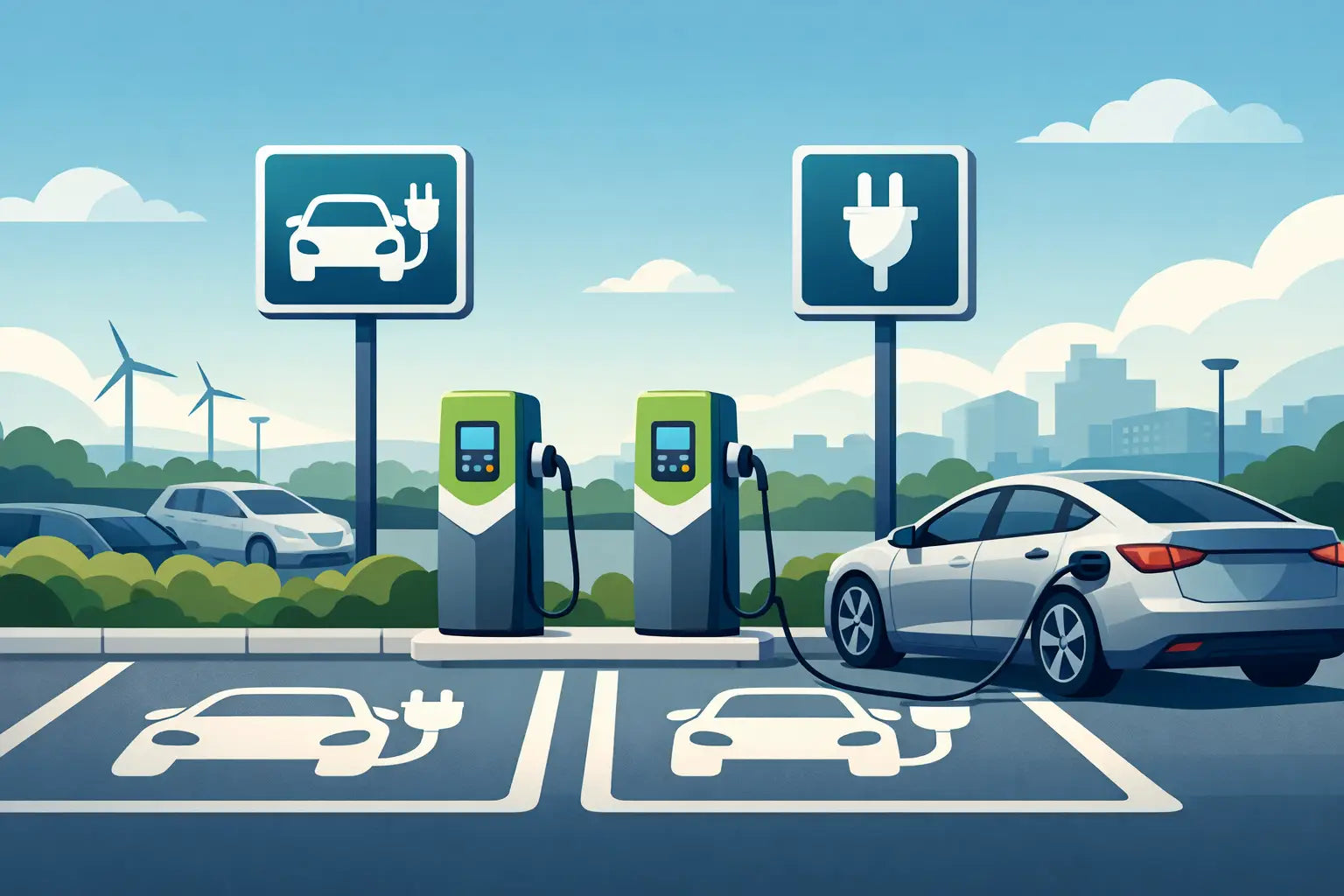 Best EV Charging Bay Signs for UK Car Parks
