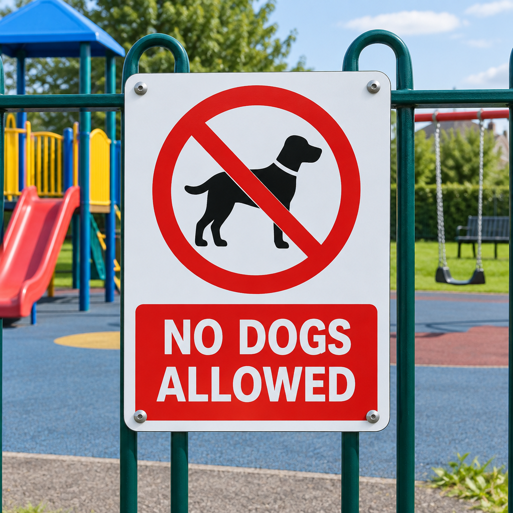 No Dogs Signs for Children's Play Areas: A UK Guide