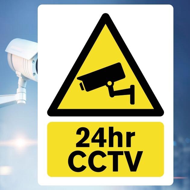 24 Hr CCTV Security Sign-The Safety Sheep Store