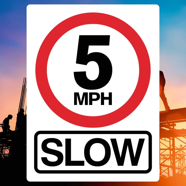 5 MPH Slow Sign - The Safety Sheep Store