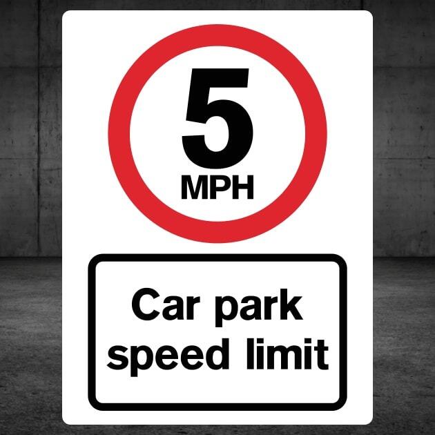 5mph Speed Limit Sign-The Safety Sheep Store