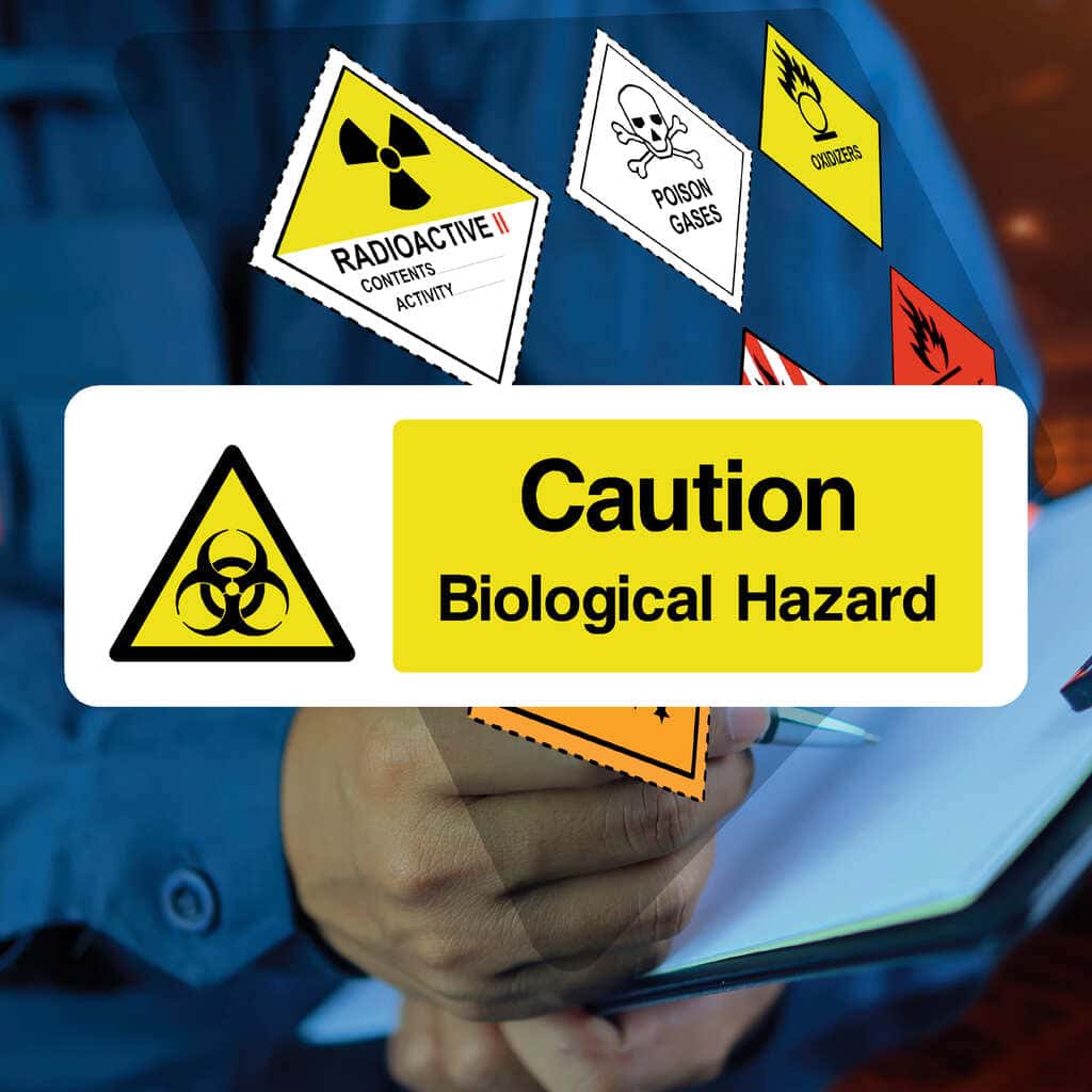 Biological Hazard Sign - The Safety Sheep Store