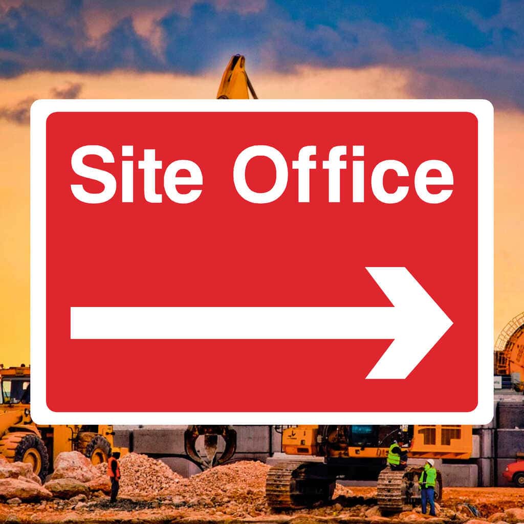 Site Office Right Sign - The Safety Sheep Store