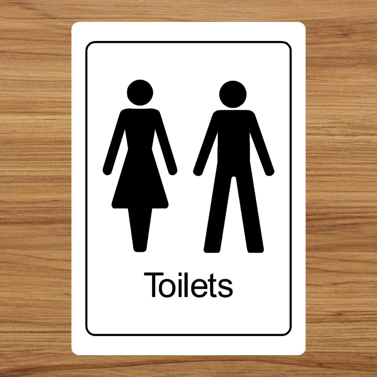 Unisex Toilets Sign - The Safety Sheep Group
