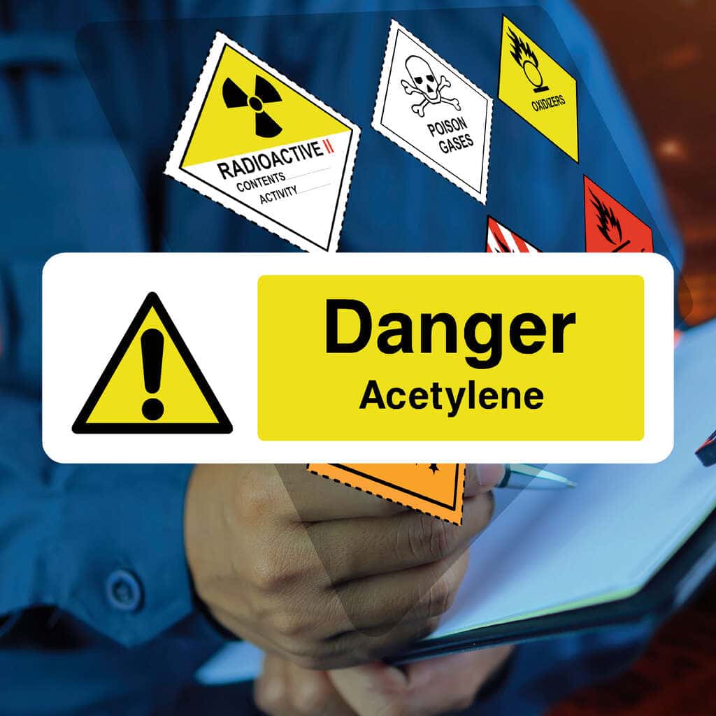 Acetylene Sign-The Safety Sheep Store