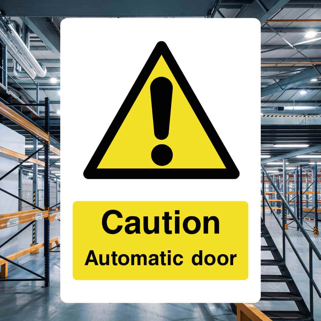 Automatic Door Sign-The Safety Sheep Store