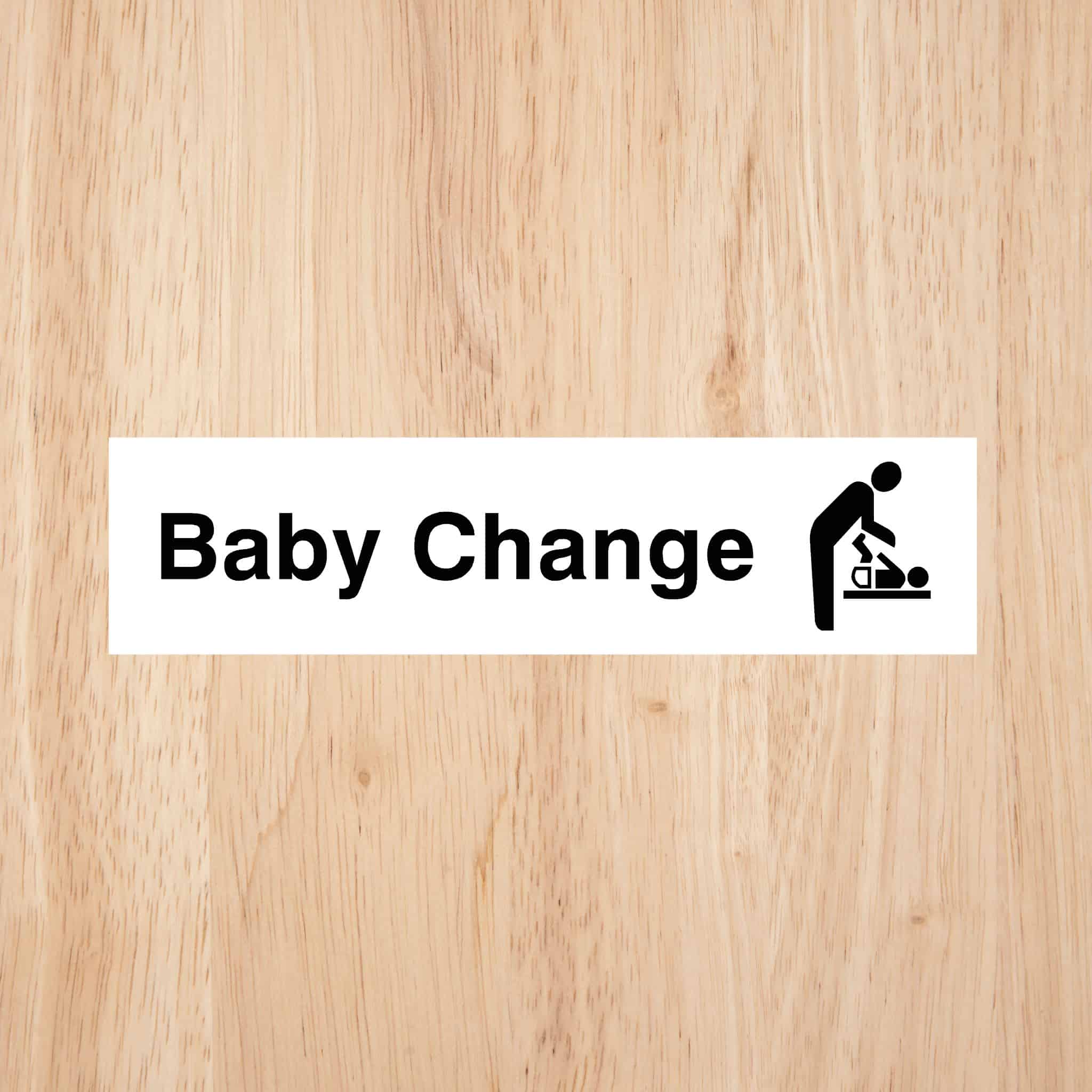 Baby Change Standard Sign-The Safety Sheep Store