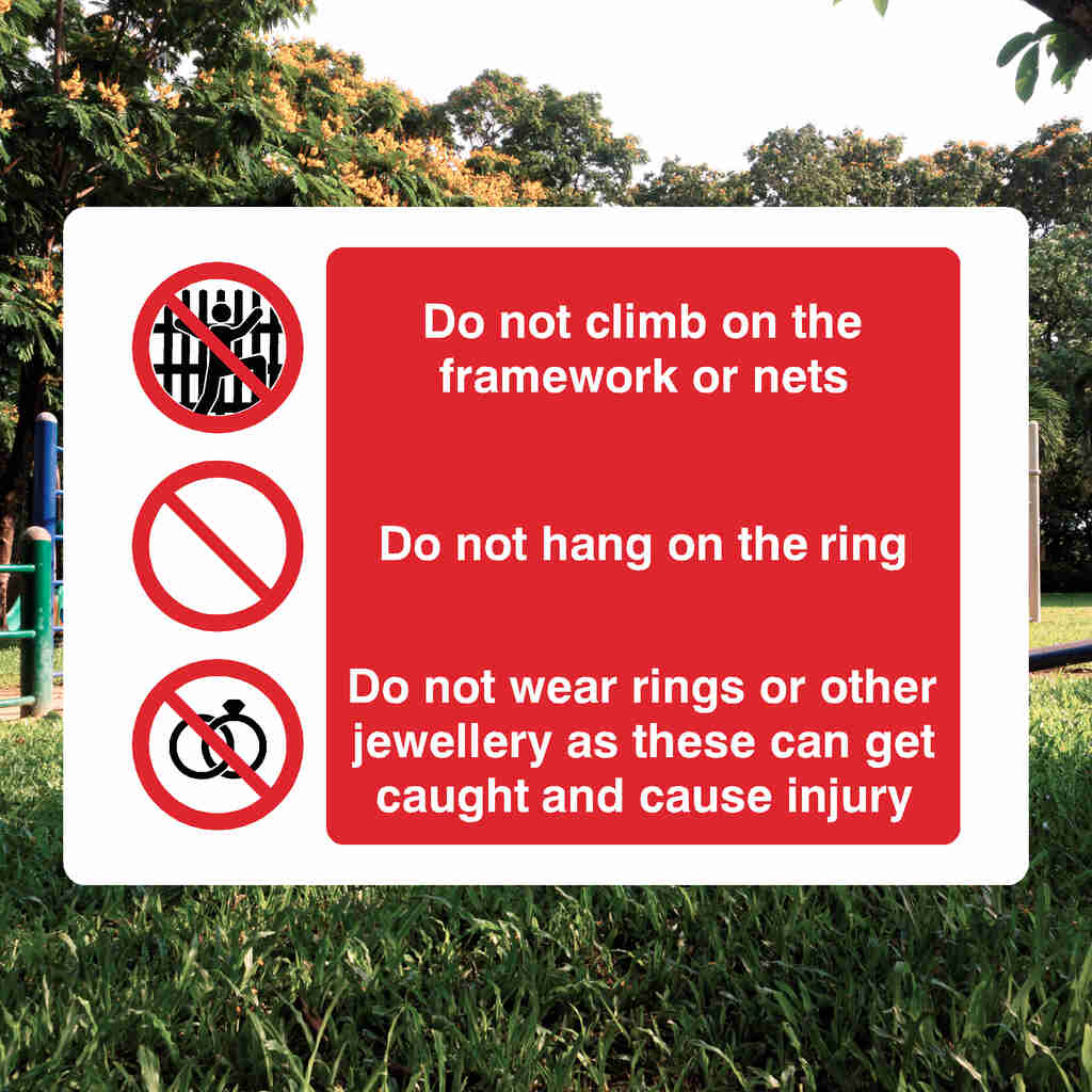 Children's Play Area Equipment Rules Playground Sign-The Safety Sheep Store