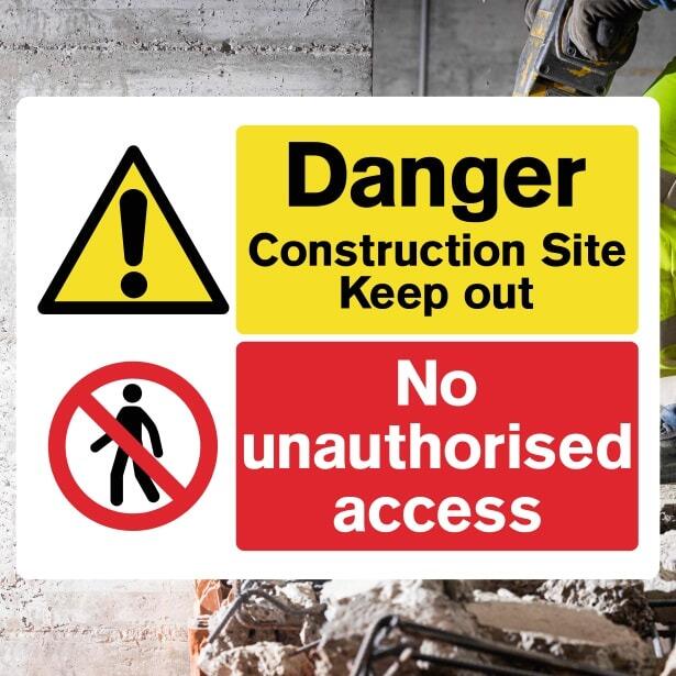 Construction Site Keep Out No Access Danger Sign-The Safety Sheep Store