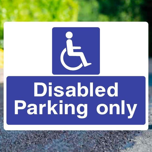 Disabled Parking Sign v4-The Safety Sheep Store