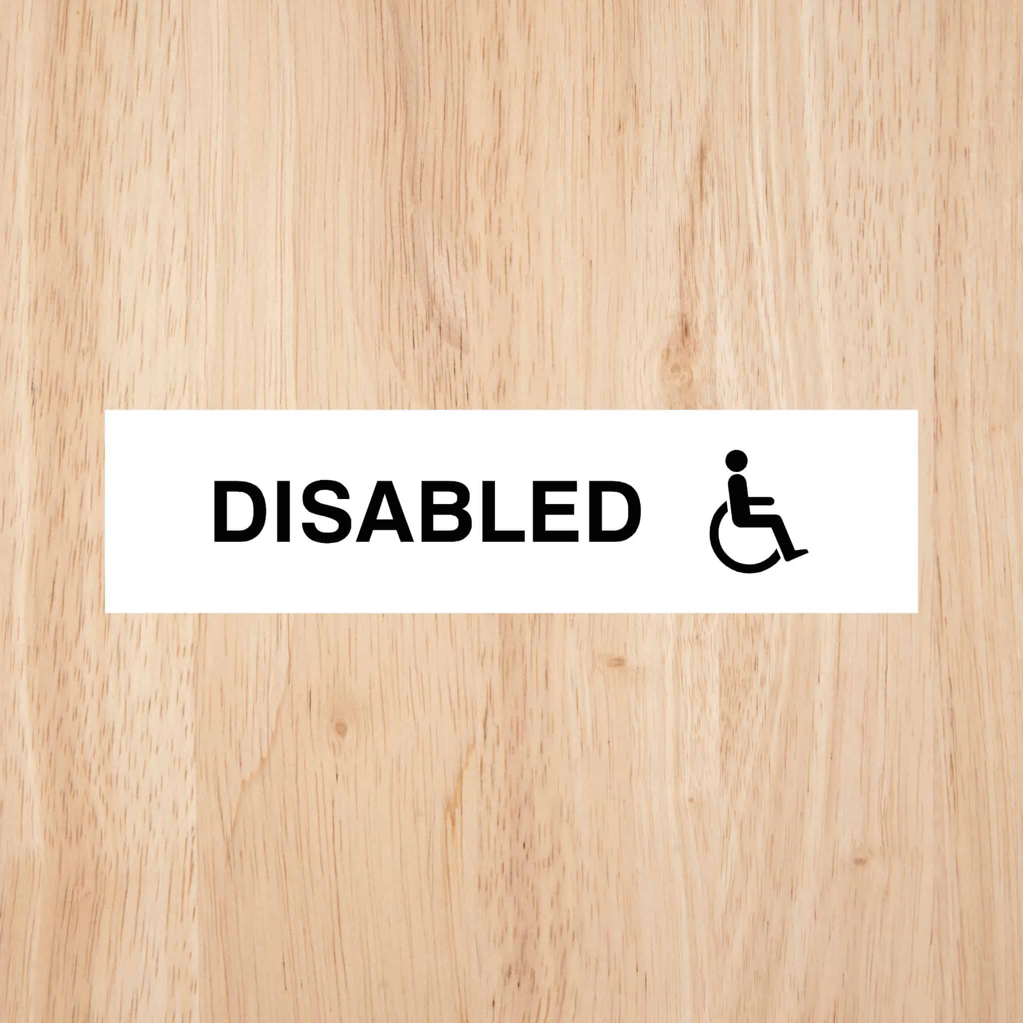 Disabled Toilet Standard Sign | CAPS-The Safety Sheep Store