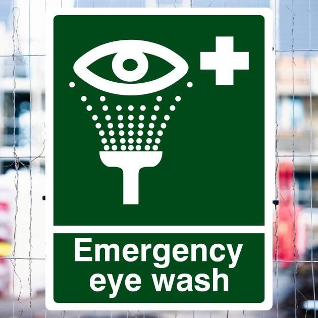Emergency Eye Wash Sign - The Safety Signs Store