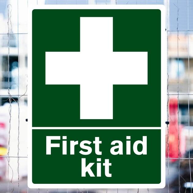 First Aid Kit Safety Sign - The Safety Signs Store