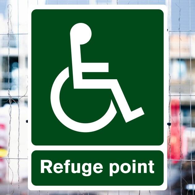 Refuge Point Sign - The Safety Signs Store