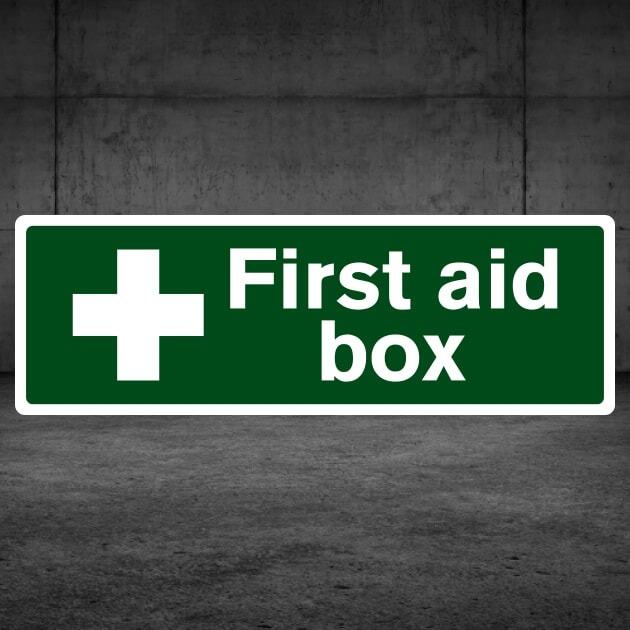 First Aid Box Safety Sign - The Safety Signs Store