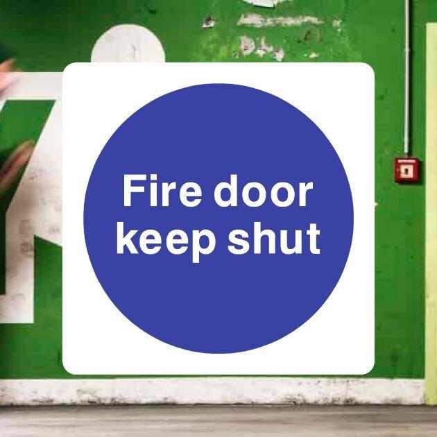 Fire Door Keep Shut Sign - UK Safety Signs Store