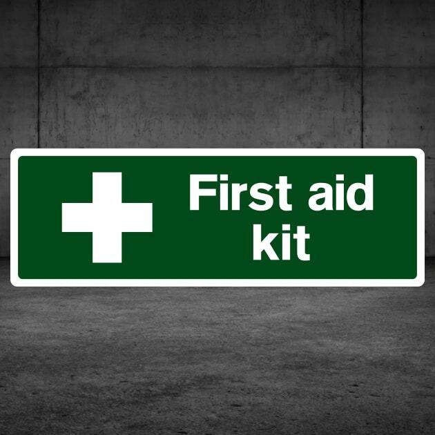 First Aid Kit Location Sign Landscape-The Safety Sheep Store
