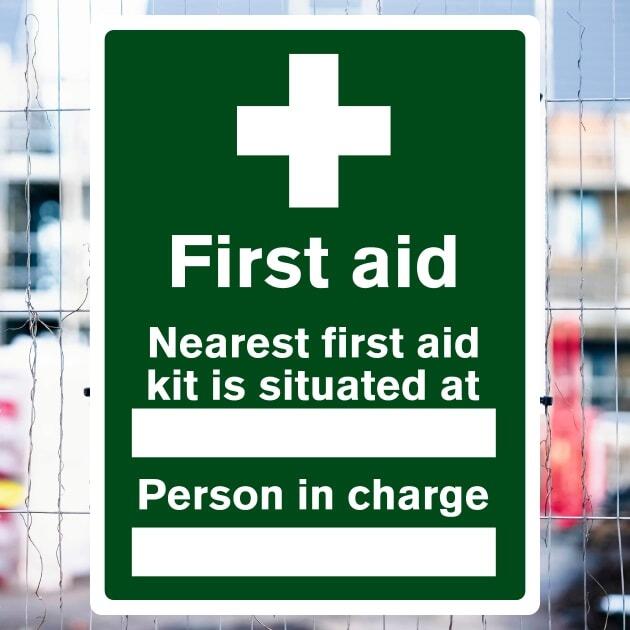 First Aid Kit Situated Location Sign-The Safety Sheep Store