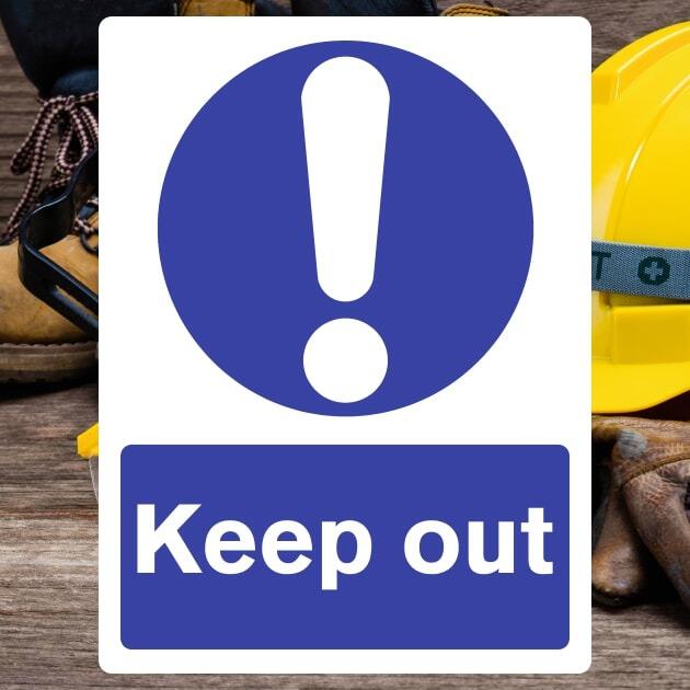 Keep Out Security Sign-The Safety Sheep Store