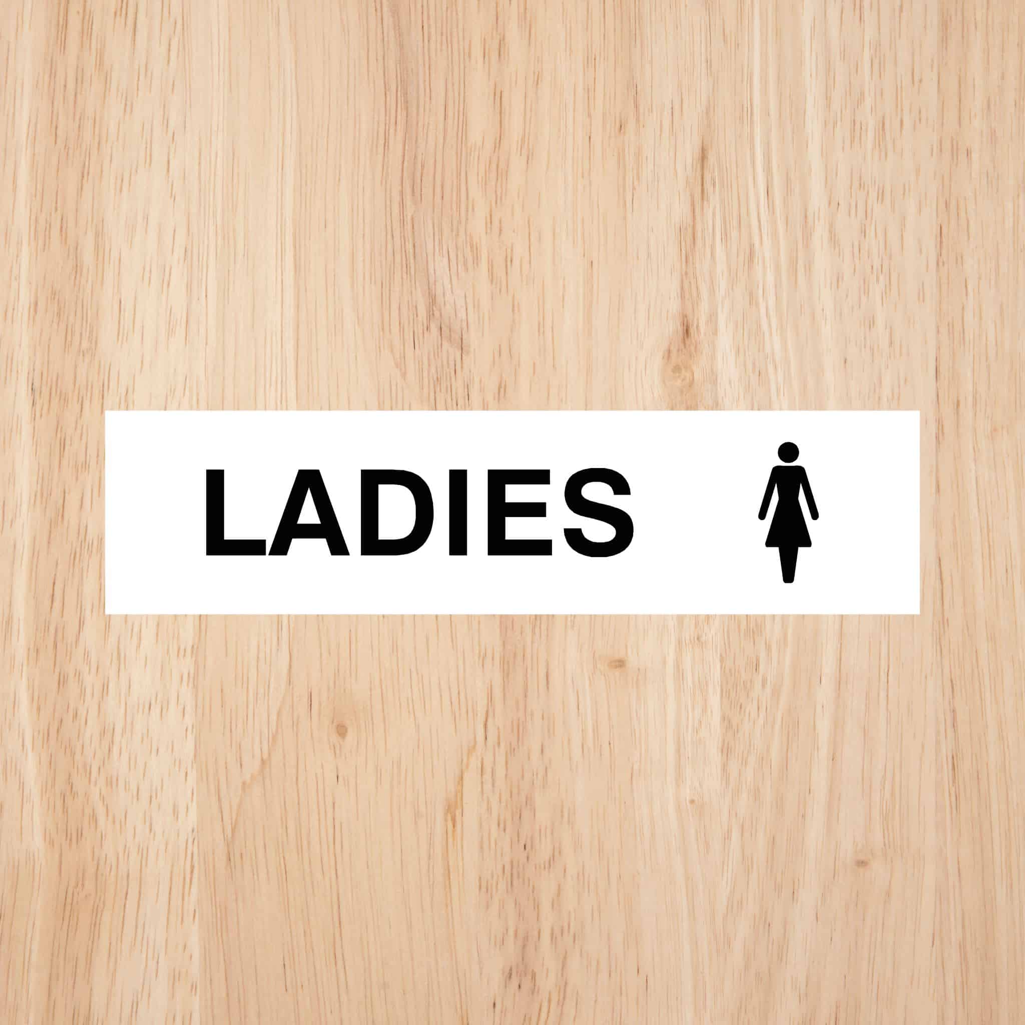 Ladies Toilet Standard Sign | CAPS-The Safety Sheep Store