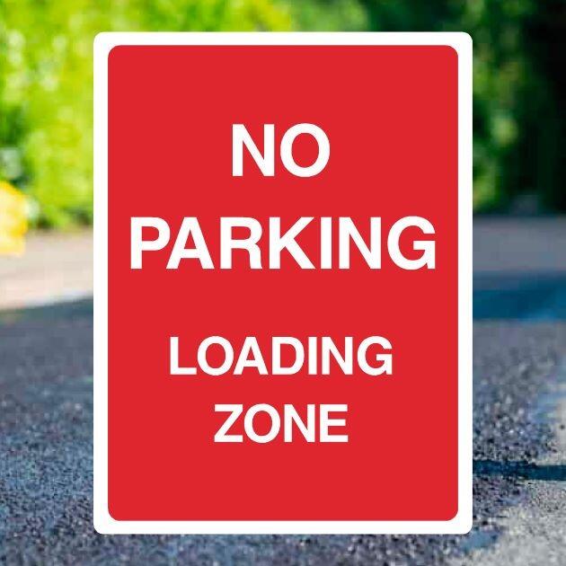 Loading Zone No Parking Sign v2-The Safety Sheep Store