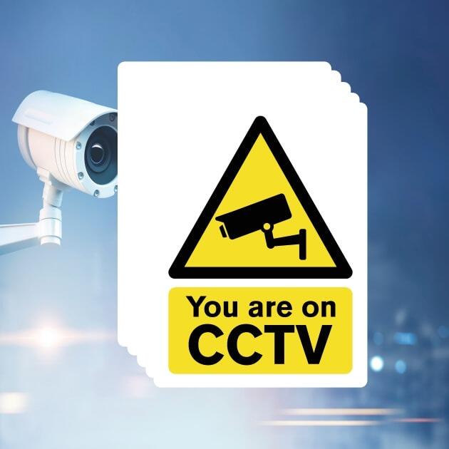 Multipack You Are On CCTV Warning Signs | 5 Pack-The Safety Sheep Store
