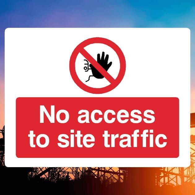 No Access Site Sign-The Safety Sheep Store