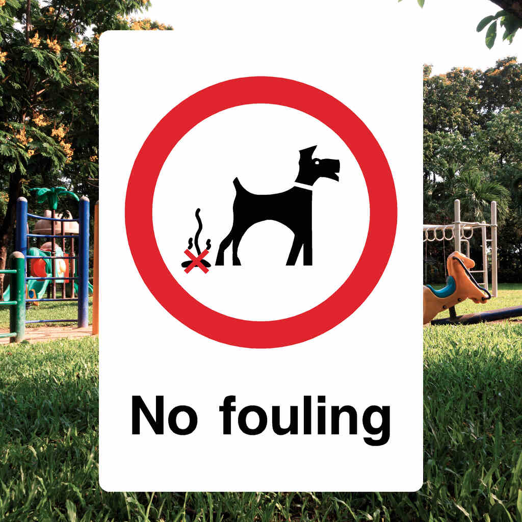 No Fouling Sign-The Safety Sheep Store