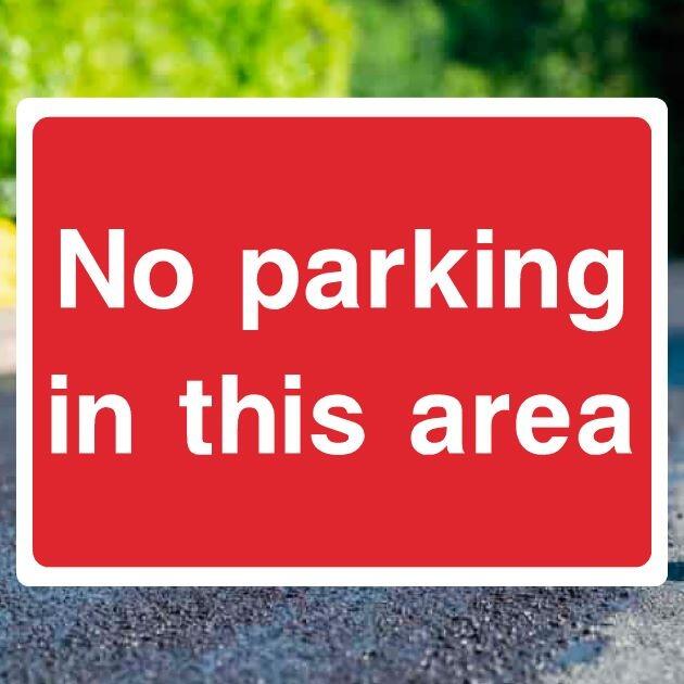 No Parking In This Area Sign-The Safety Sheep Store