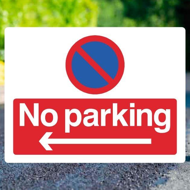 No Parking Left Sign-The Safety Sheep Store