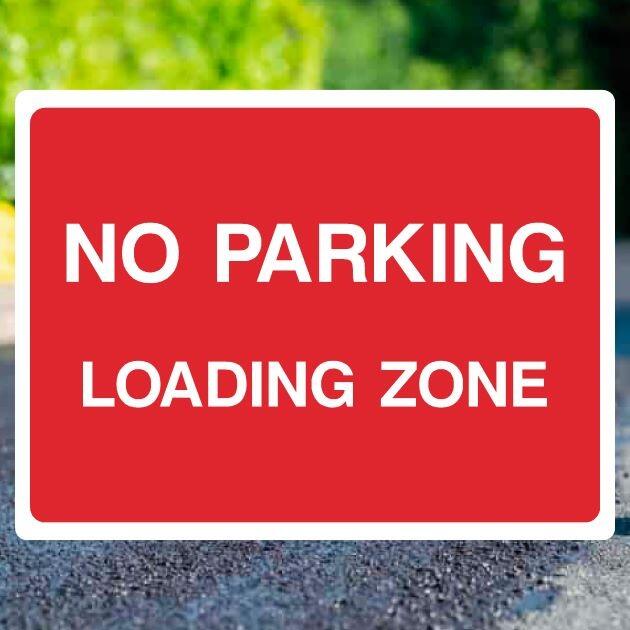 No Parking Loading Sign v2-The Safety Sheep Store