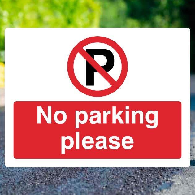 No Parking Please Sign-The Safety Sheep Store