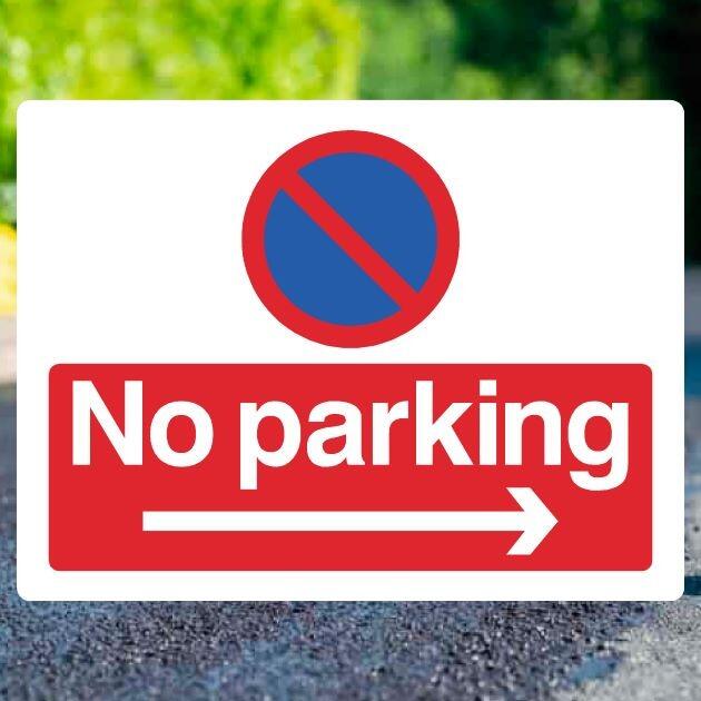 No Parking Right Sign-The Safety Sheep Store