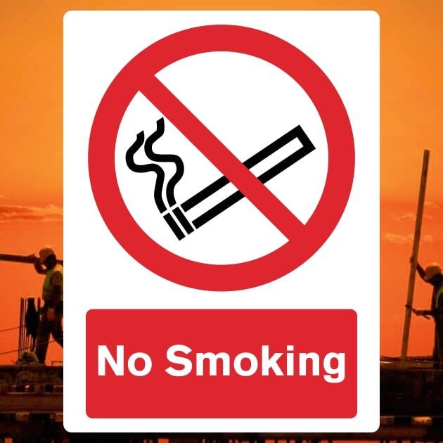 No Smoking Hazard Sign-The Safety Sheep Store
