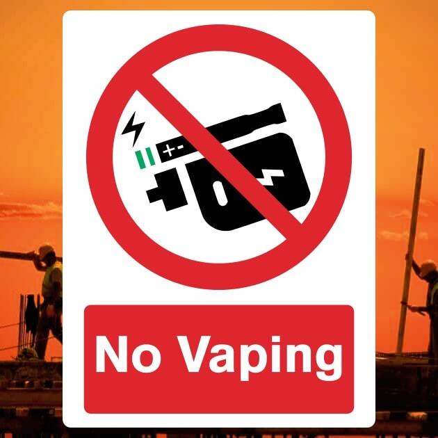 No Vaping Safety Sign - The Safety Sheep Store No Vaping Safety Sign - The Safety Sheep Store