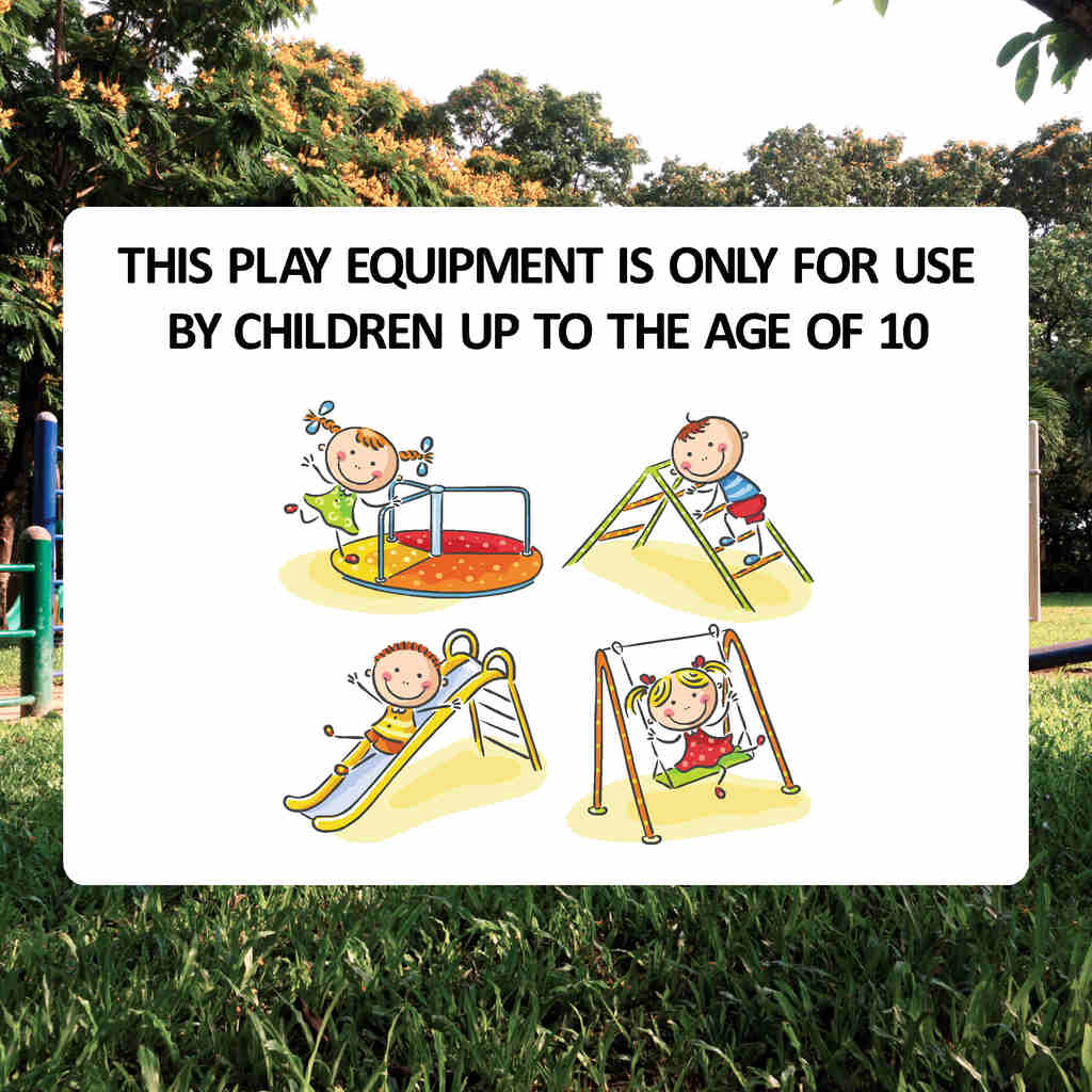 Play Equipment Rules Sign-The Safety Sheep Store