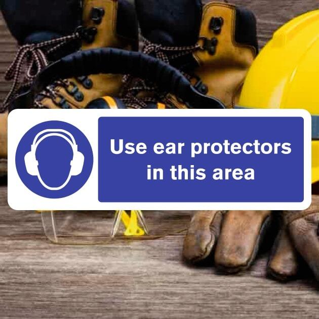 Use Ear Protectors In This Area Sign - The Safety Signs Store