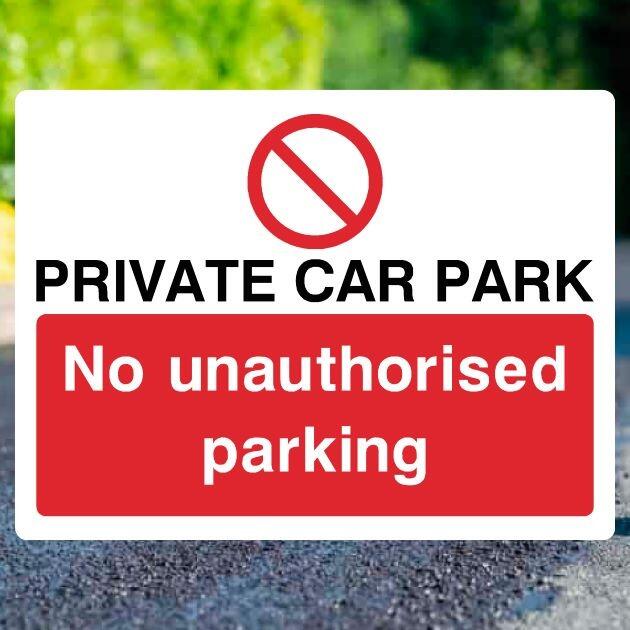 Private Car Park Sign-The Safety Sheep Store