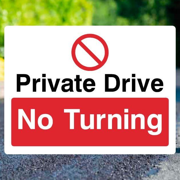 Private Drive Sign v2-The Safety Sheep Store