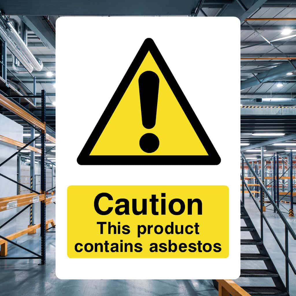 Product Contains Asbestos Sign-The Safety Sheep Store