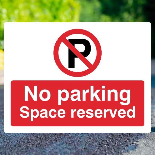 Reserved Parking P Sign-The Safety Sheep Store