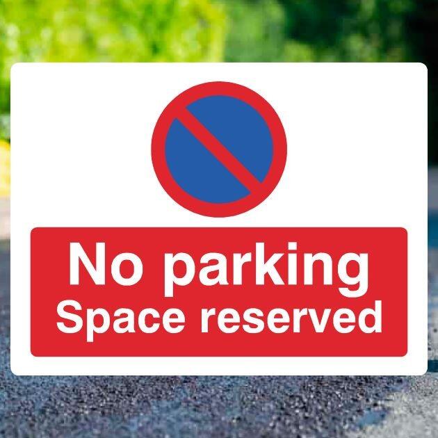 Reserved Parking Sign-The Safety Sheep Store