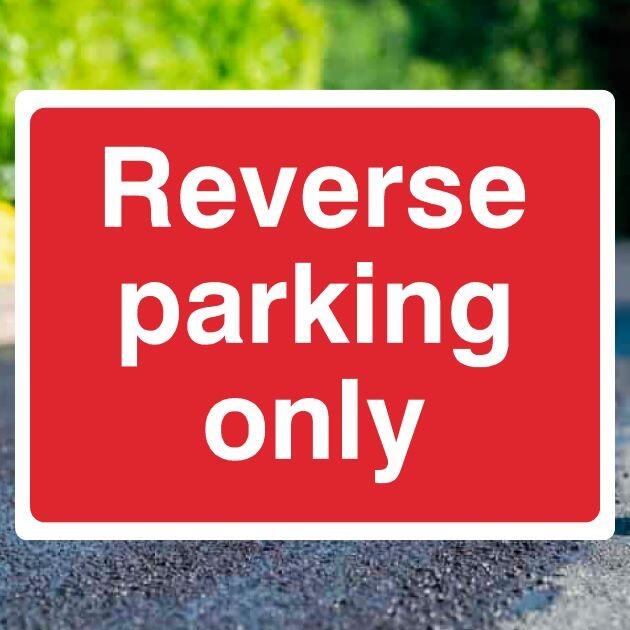 Reverse Parking Only Sign-The Safety Sheep Store