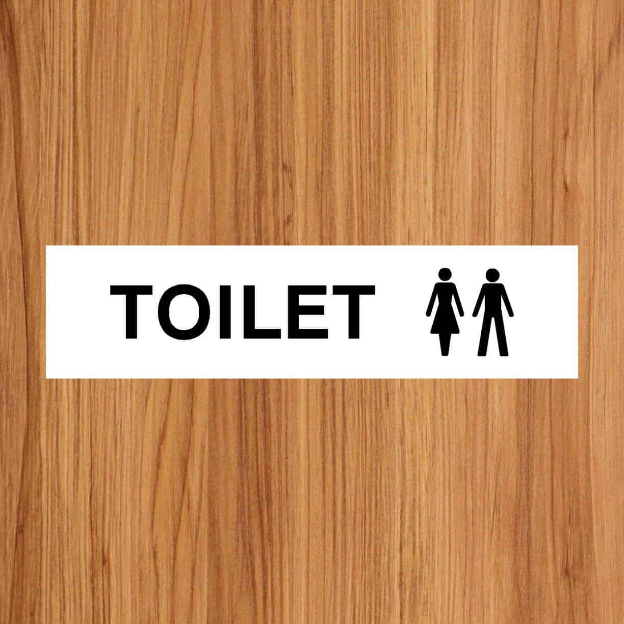 Toilet Standard Sign | CAPS-The Safety Sheep Store