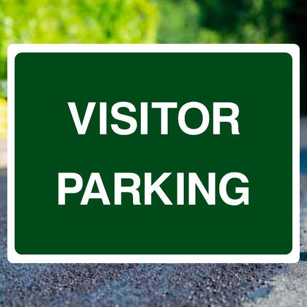 Visitor Parking Sign Landscape - UK Safety Signs Store