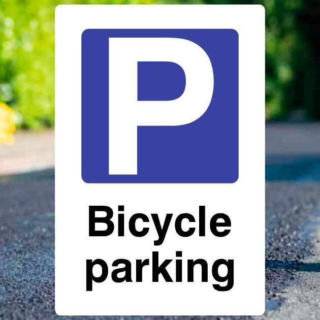 Bicycle Parking P Sign - UK Safety Signs Store
